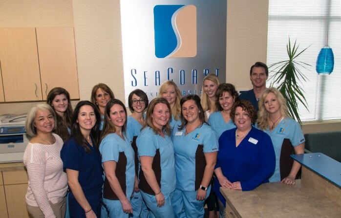 Group photo of Seascoast Surgery team